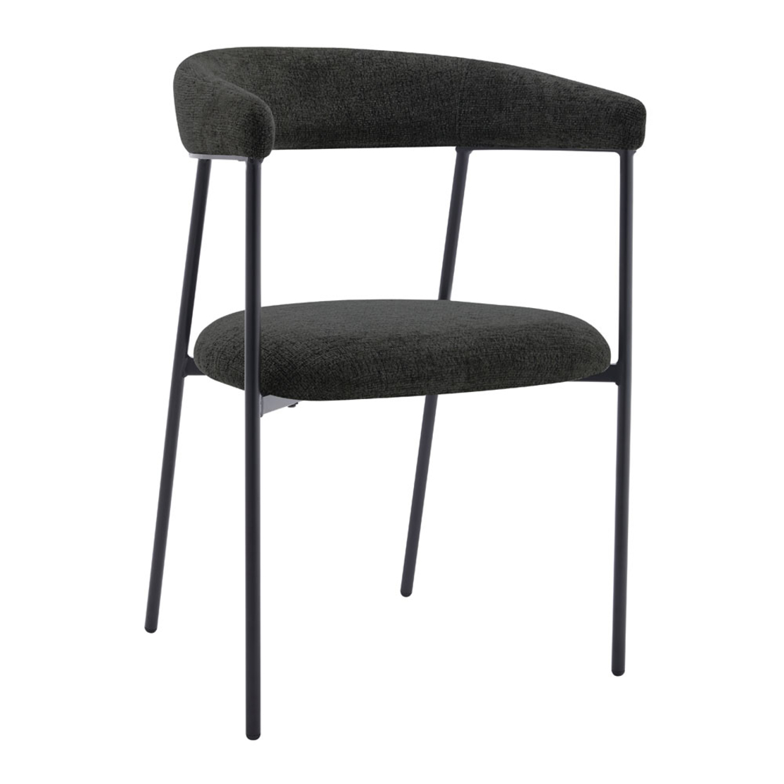 ECLIPSE CHAIR FABRIC BLACK METAL BLACK E1 PRC