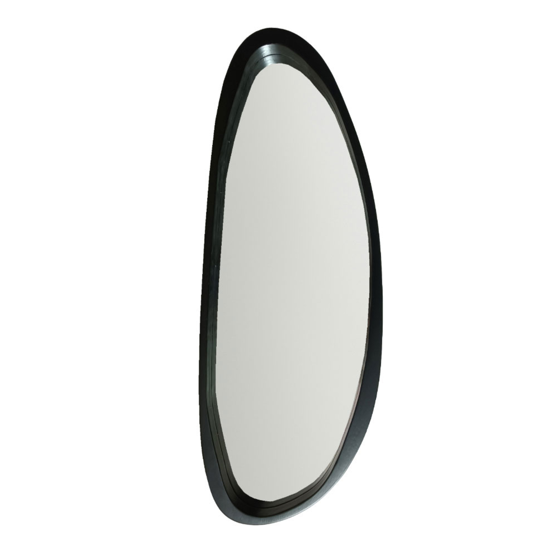 SALOMONE MIRROR WOOD BLACK MAT 89x33cm PRC
