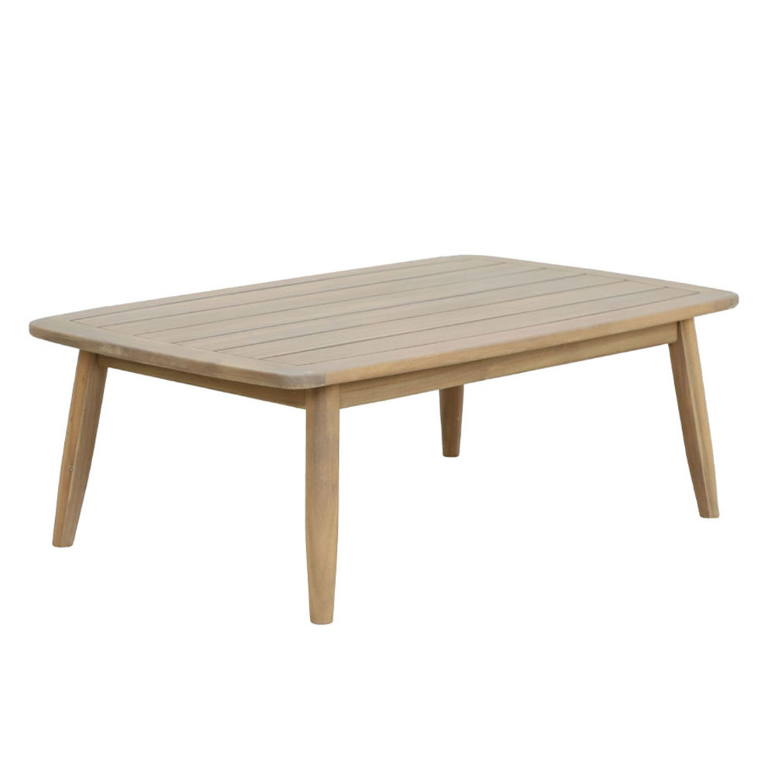 CORDA LOUNGE SET 1+2+1 WOOD ACACIA NATURAL WHITE V