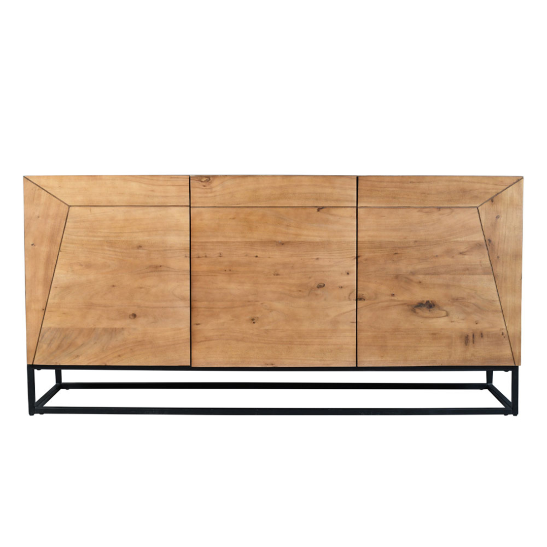 MINGLE SIDEBOARD WOOD ACACIA WALNUT METAL 160x45xH78cm IN