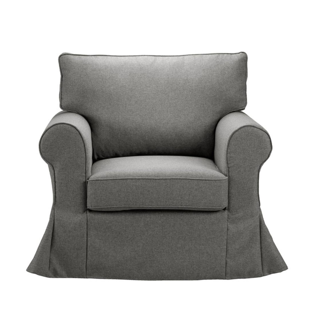 ASHLEY ARMCHAIR EASY CLEAN FABRIC SILVER E1 EU