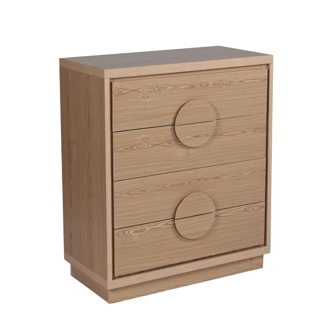 AXIS COMMODE 4DRAWERS CHIPBOARD NATURAL E1 PRC