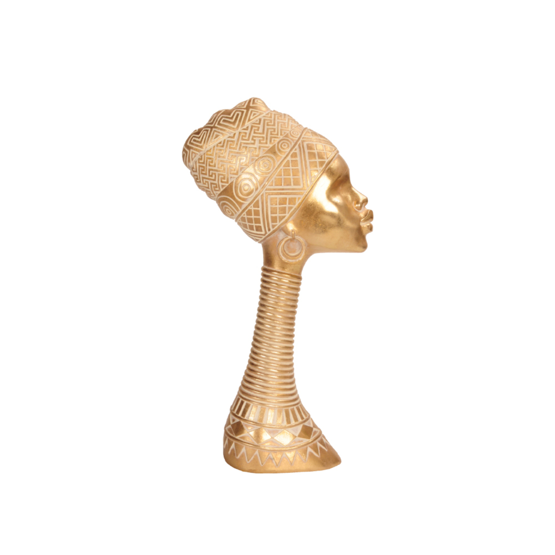 ABENI 3 DECO FIGURE POLYRESIN GOLD 15,2x7,3xH28,7c
