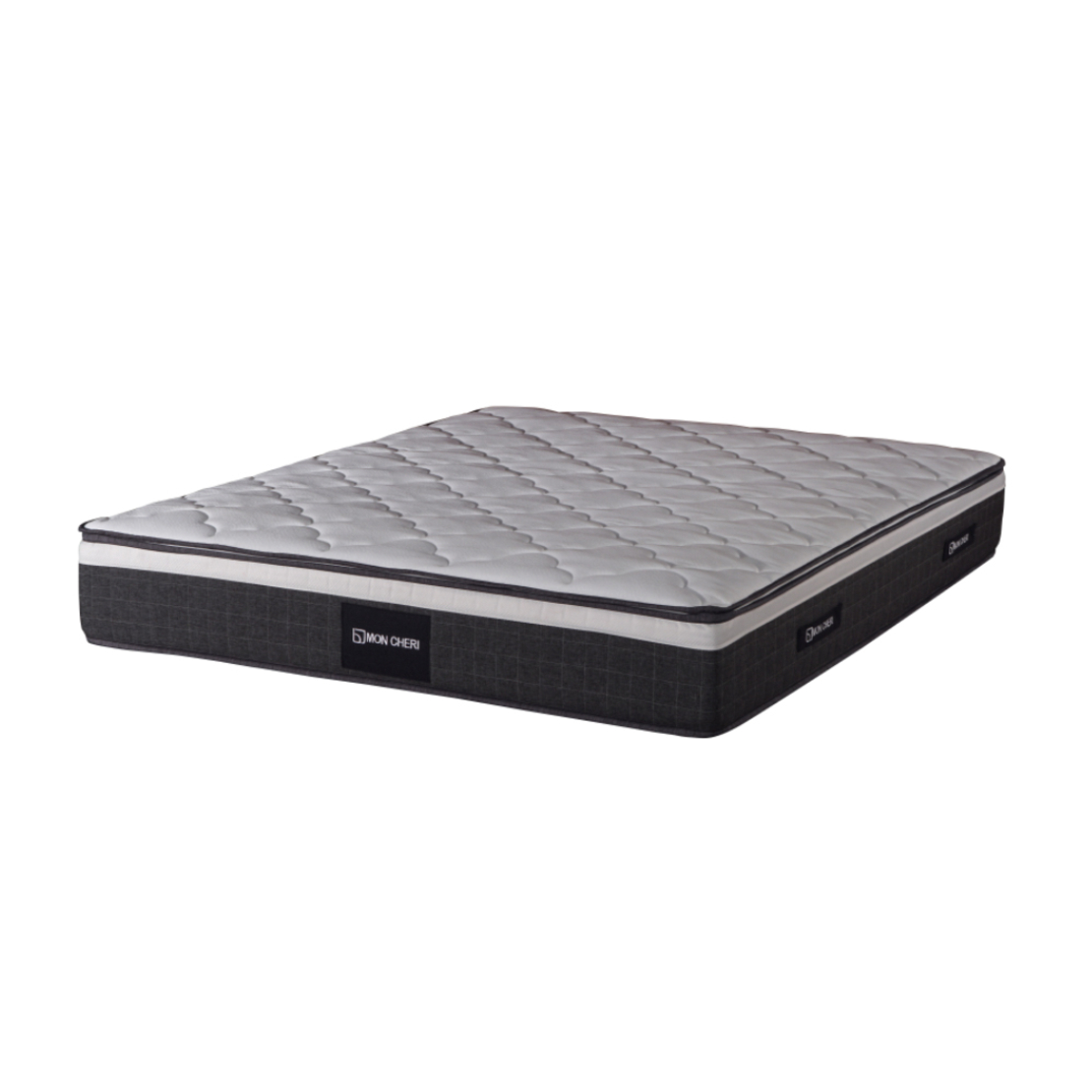 MON CHERI MATTRESS 160x200cm FABRIC WHITE FOAM ANTHRACITE TR