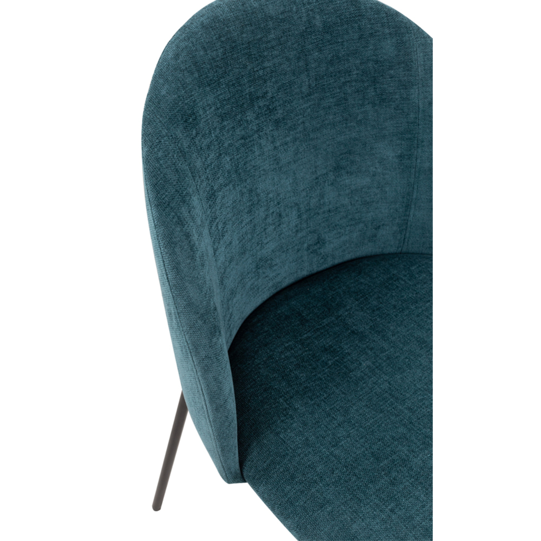 EGG CHAIR FABRIC WATER GREEN METAL BLACK E1 PRC