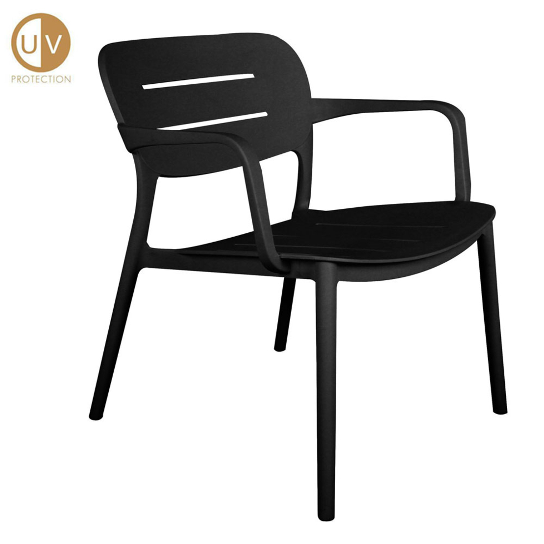 ZURICH ARMCHAIR PP BLACK PRC