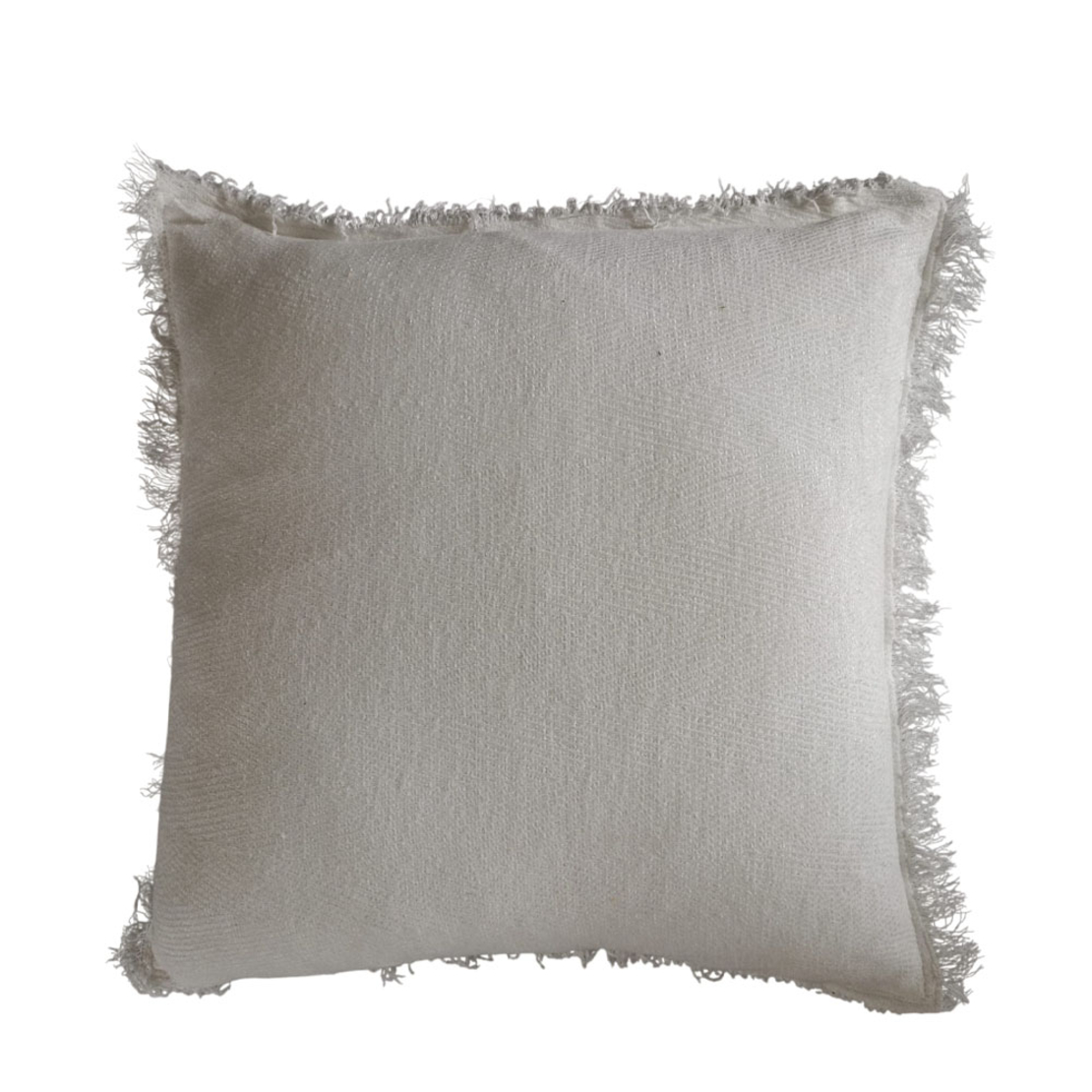 BELUD DECOR CUSHION 45x45 FABRIC WHITE POLYESTER