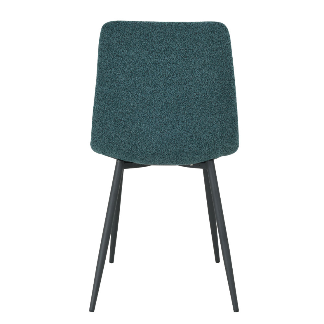 PRAGA CHAIR FABRIC PETROL METAL BLACK E1 PRC