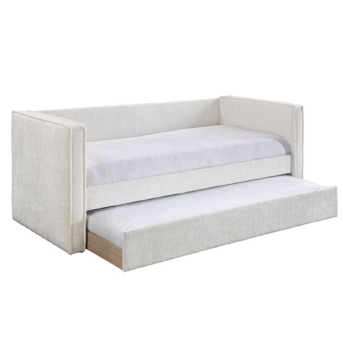 CALMO SOFA BED (FOR MATTRESS 90x195cm) FABRIC CREA