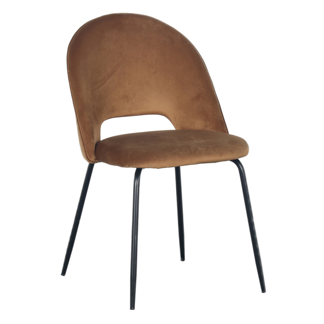 TOKYO CHAIR FABRIC CAMEL METAL BLACK E1 PRC
