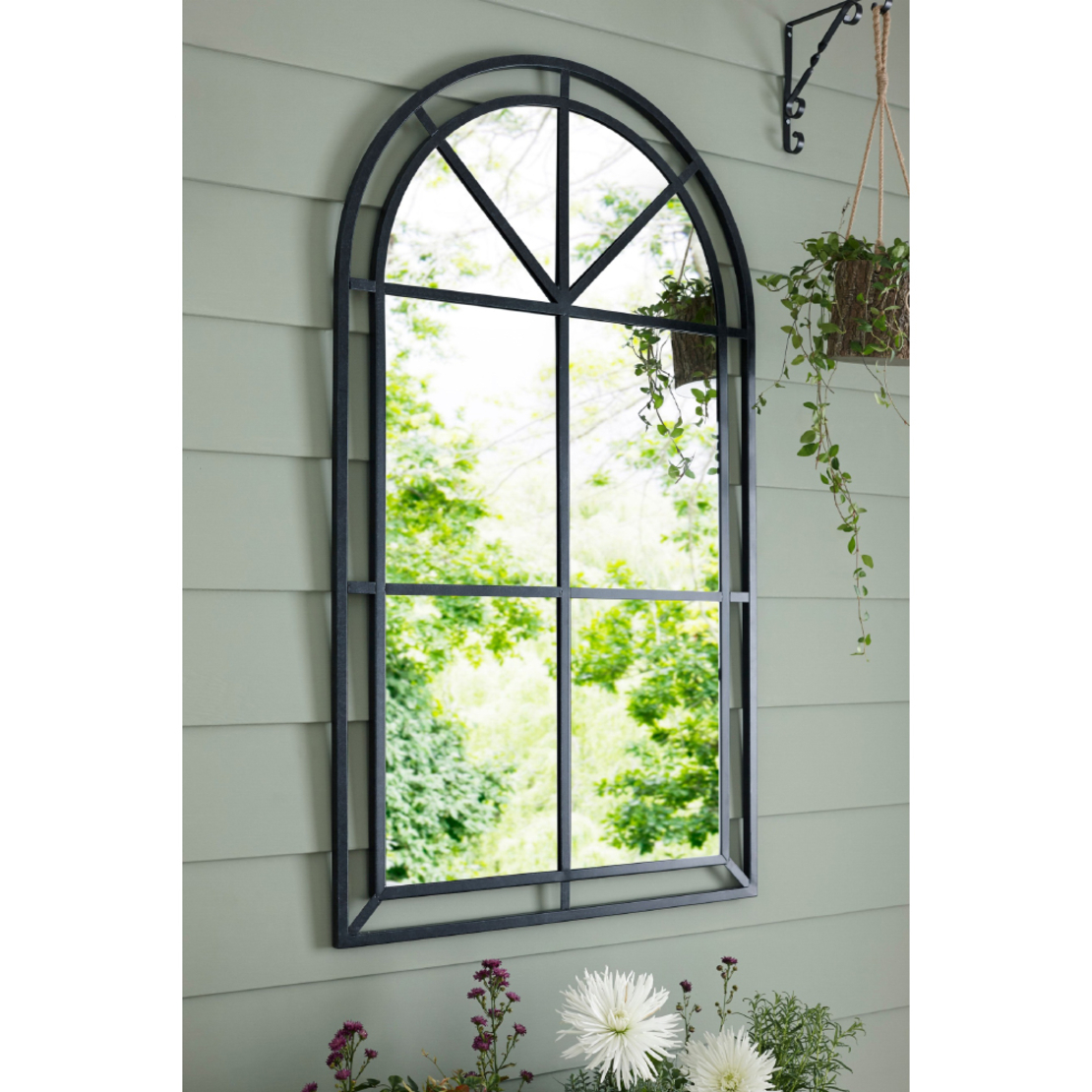 FINESTRA MIRROR WALL METAL BLACK 70xH120cm PRC