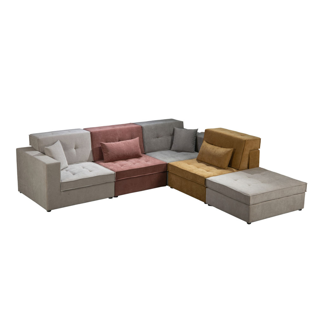 MEXICO ARMCHAIR EASY CLEAN FABRIC MUSTARD E1 EU