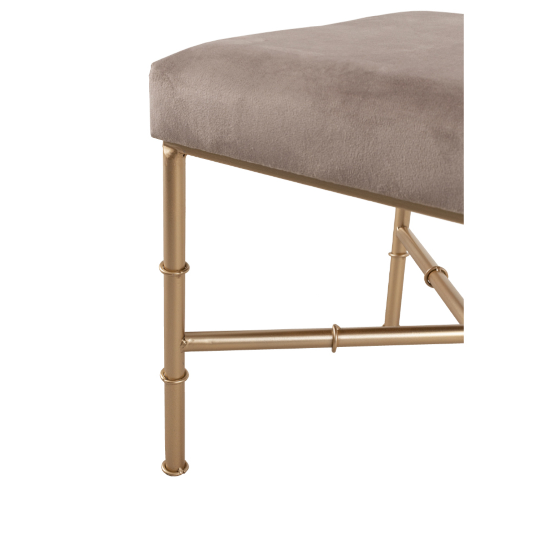 VICTOR STOOL FABRIC BEIGE GOLD E1 PRC