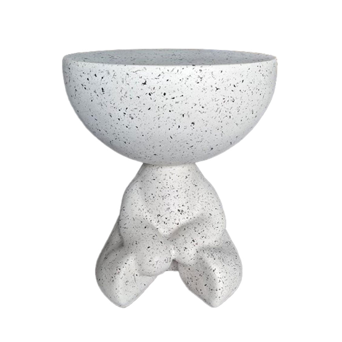 BEAR SIDE TABLE MgO TERRAZZO 38x38xH43cm PRC
