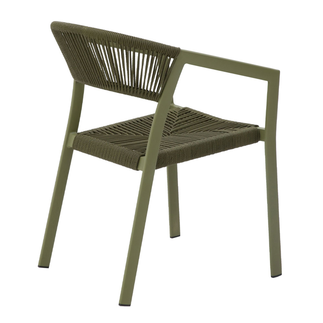 MAGIC ARMCHAIR ALUMINIUM OLIVE GREEN 56x59,5xH80cm PRC