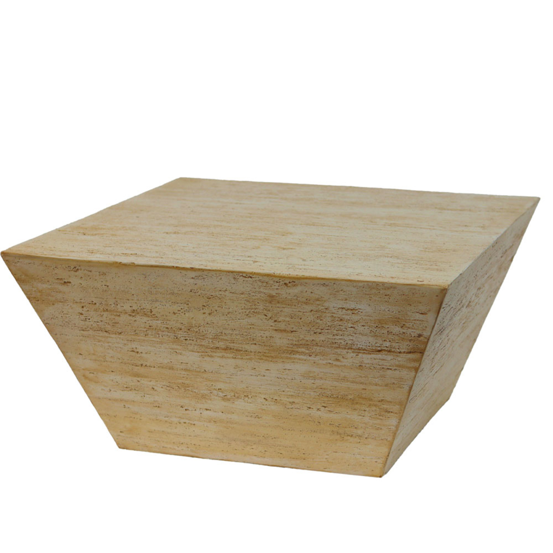 PYRAMIS COFFEE TABLE MAGNESIUM OXIDE MgO BEIGE 80x