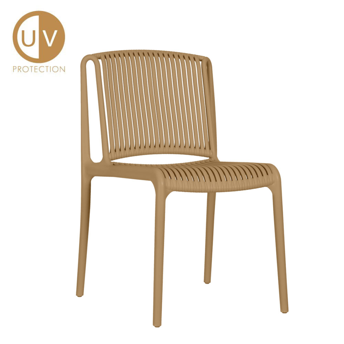 POLLY CHAIR PP CARAMEL PRC