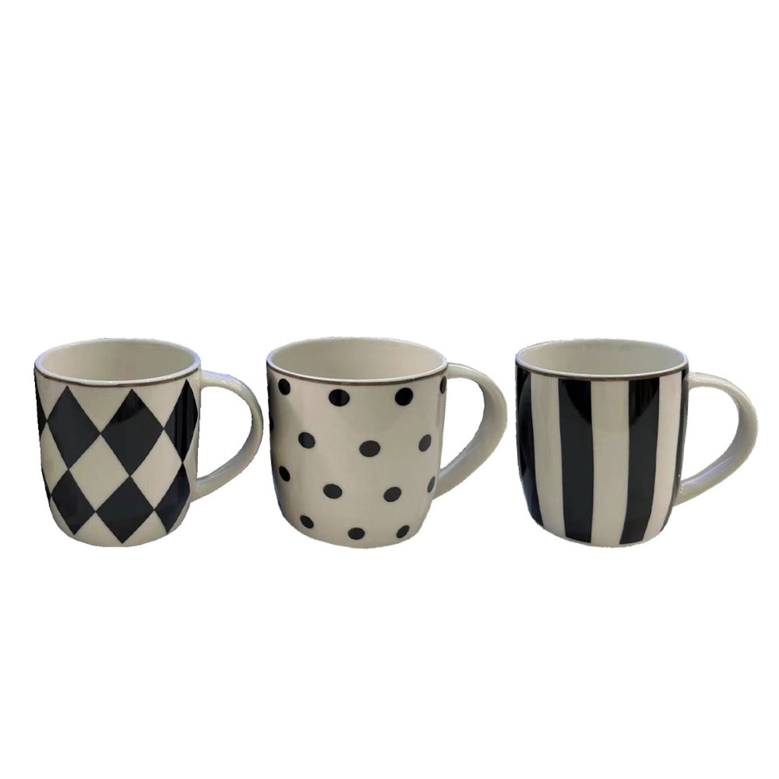 JOLIE MUG ESPRESSO SET 6 PCS NEW BONE CHINA WHITE