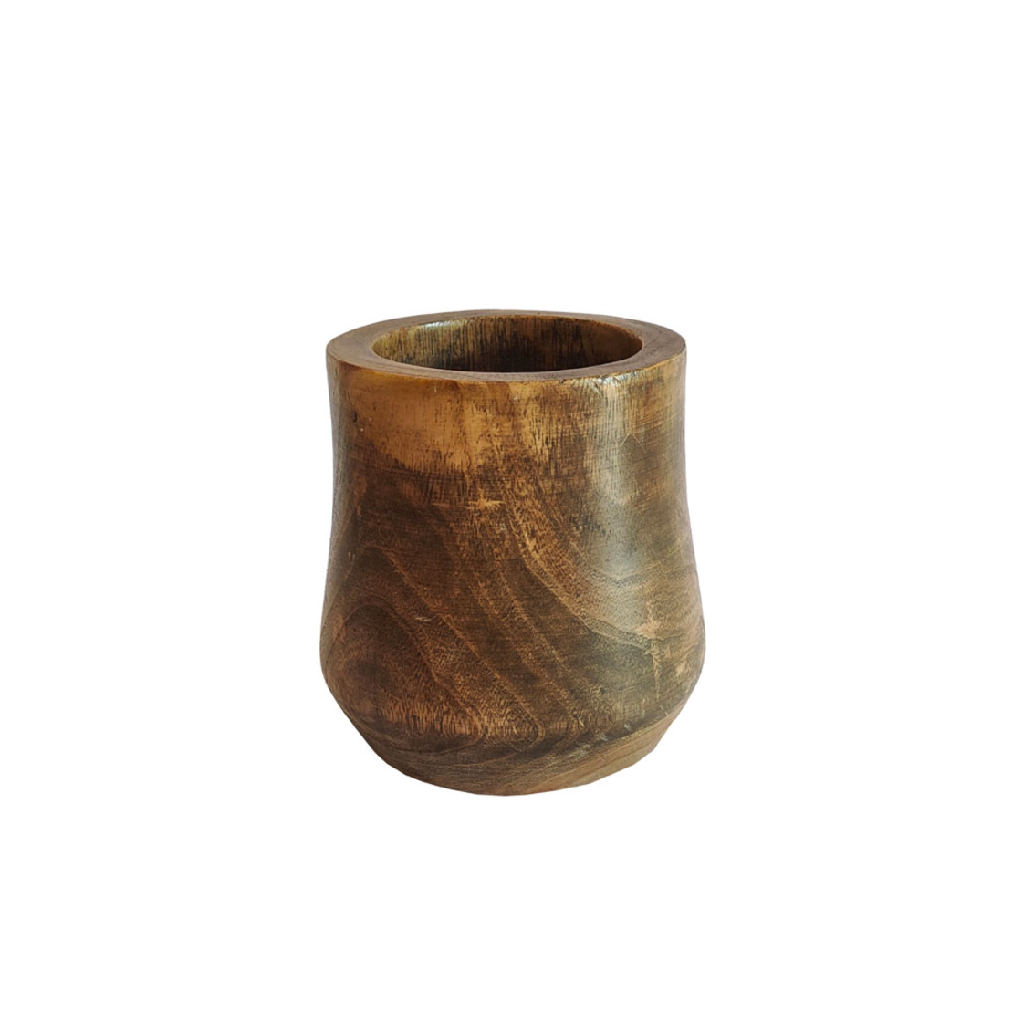 CEDAR VASE WOOD BROWN 20x20xH20cm PRC