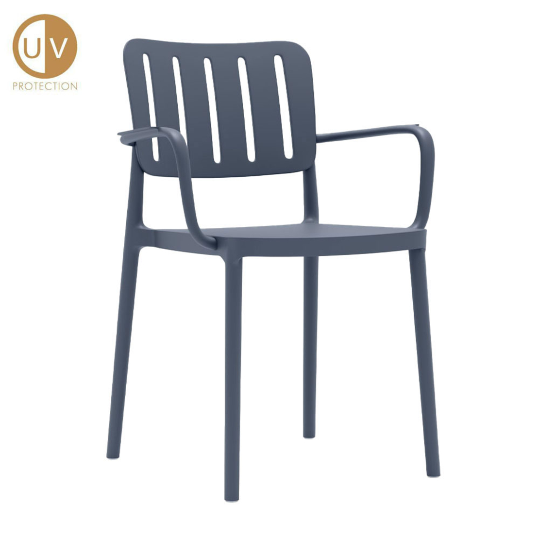 MILANO CHAIR PP BLUE PRC