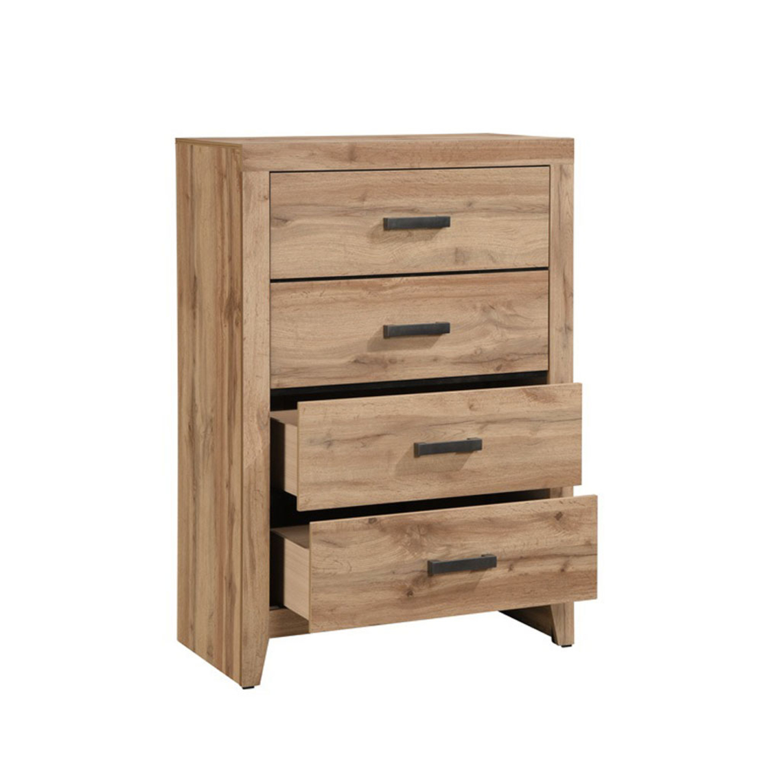 SOLID PEDESTAL 4DRAWERS CHIPBOARD WITH MELAMINE CA