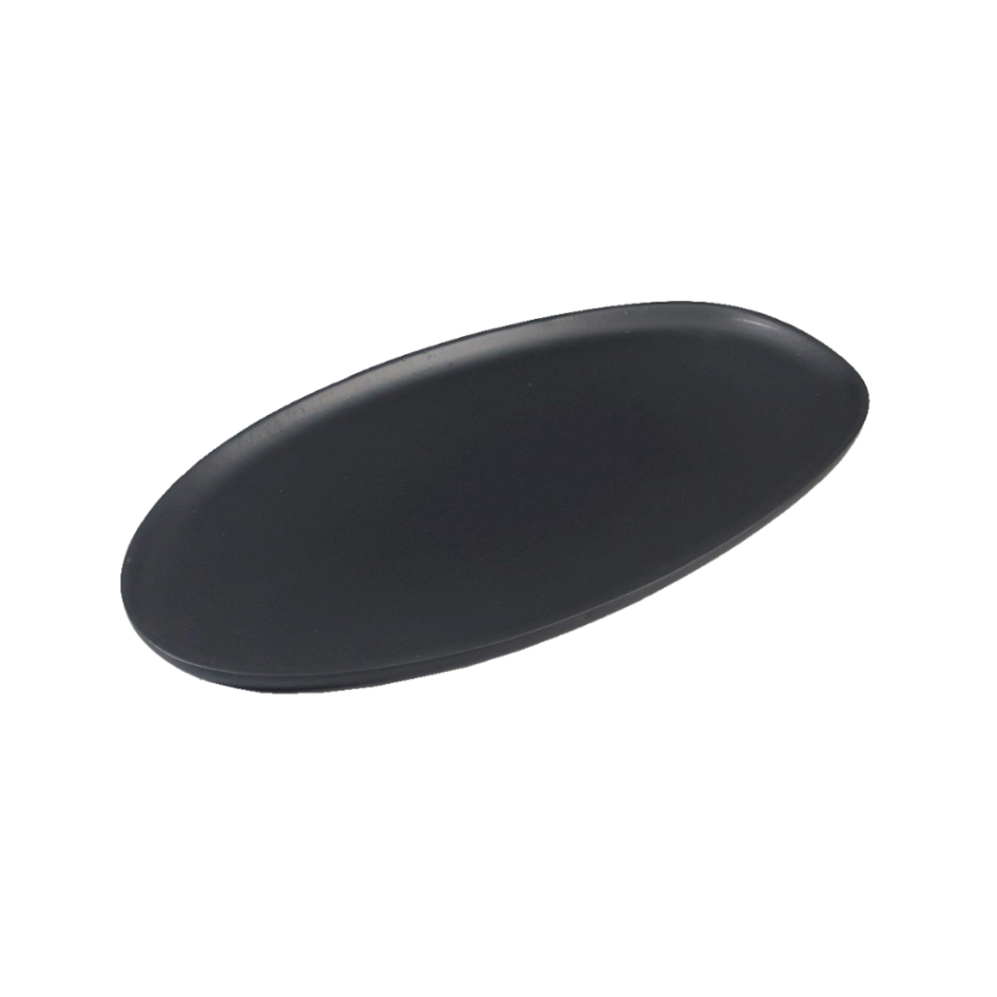 MANDY TRAY ALUMINIUM BLACK MATTE 39x19xH1cm IN