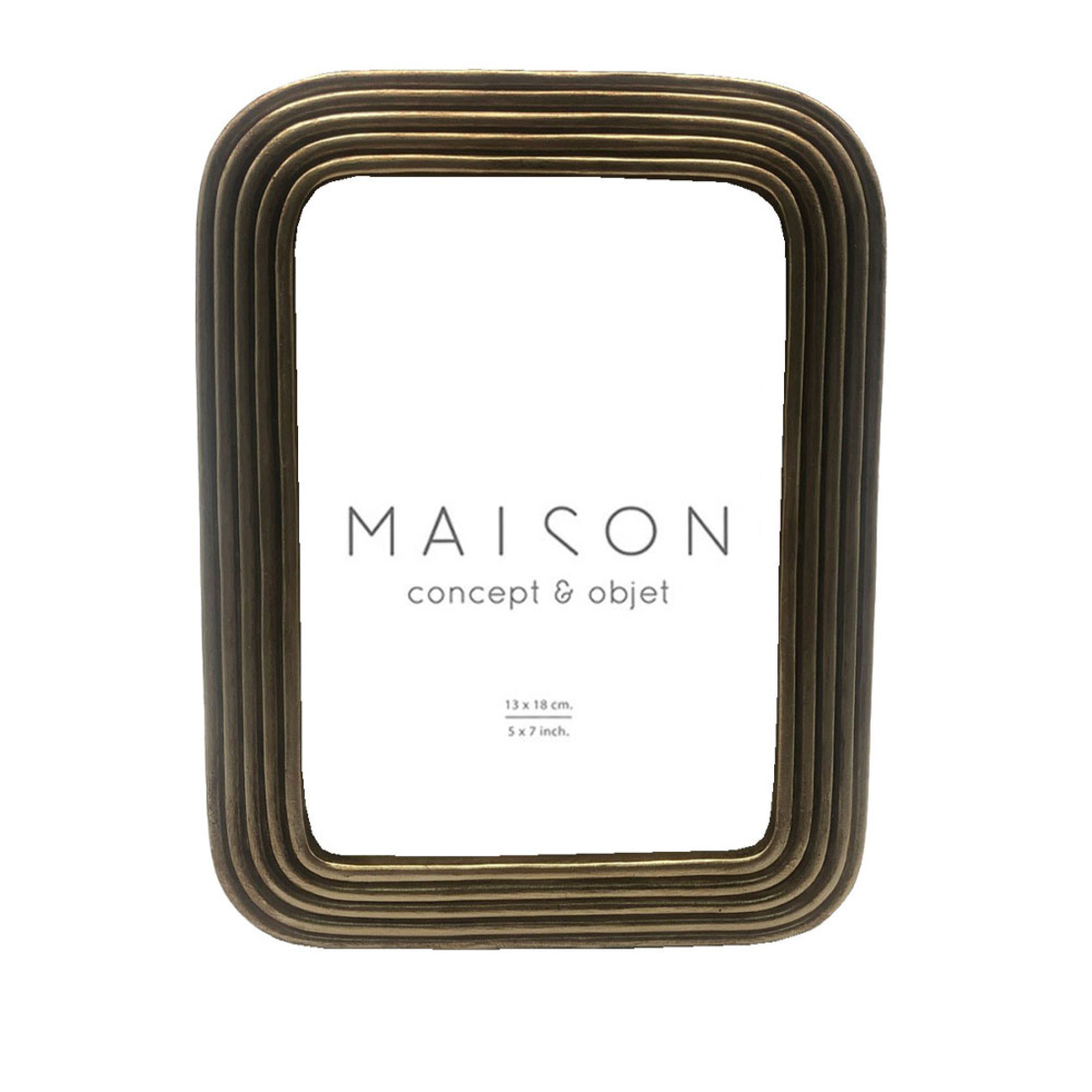 ABEL PHOTO FRAME POLYRESIN GLASS GOLD 17x1,8xH21,8