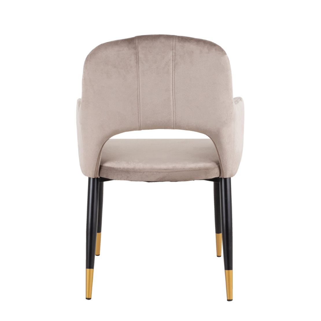 GALA 2 CHAIR FABRIC BEIGE METAL BLACK E1 PRC