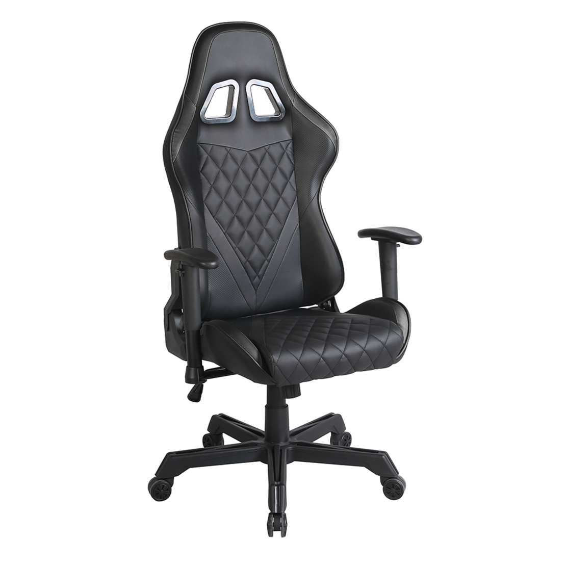 RANGER GAMING CHAIR DESK FABRIC BLACK NYLON METAL 52x74xH138cm PRC