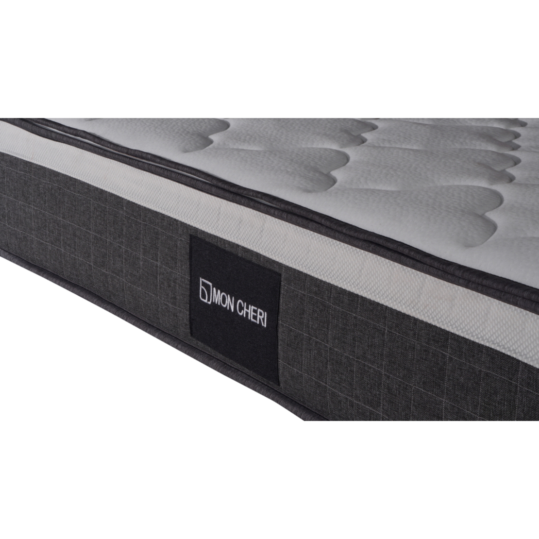 MON CHERI MATTRESS 160x200cm FABRIC WHITE FOAM ANTHRACITE TR