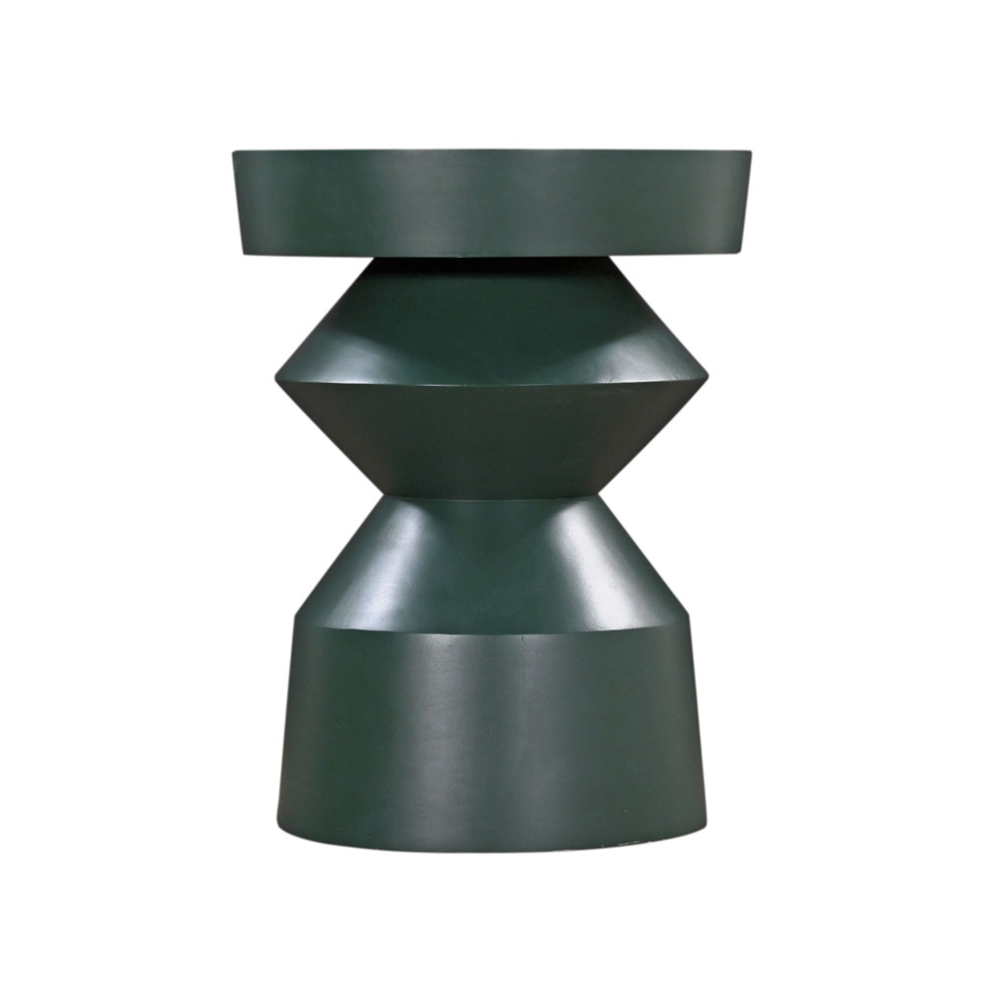 EDGY SIDE TABLE WOOD MANGO GREEN 48x48xH62,5cm IN