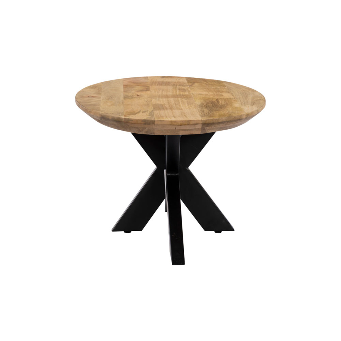 SKORPIO COFFEE TABLE WOOD MANGO WALNUT METAL BLACK 120x60xH45cm IN