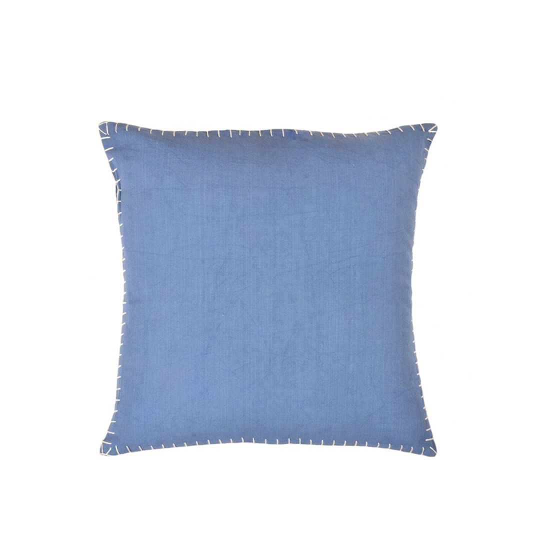 AGADIR 6 DECOR CUSHION COTTON BLUE 45x45cm IN