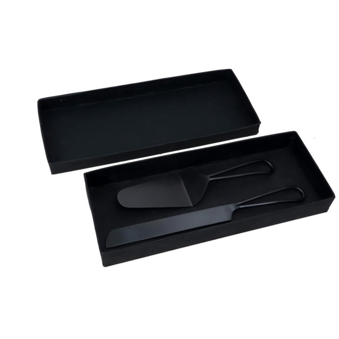 MATT SERVING SET STEEL BLACK 30x6xH2cm IN