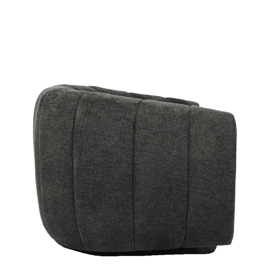 ASCOT ARMCHAIR SWIVEL FABRIC GREY METAL PRC