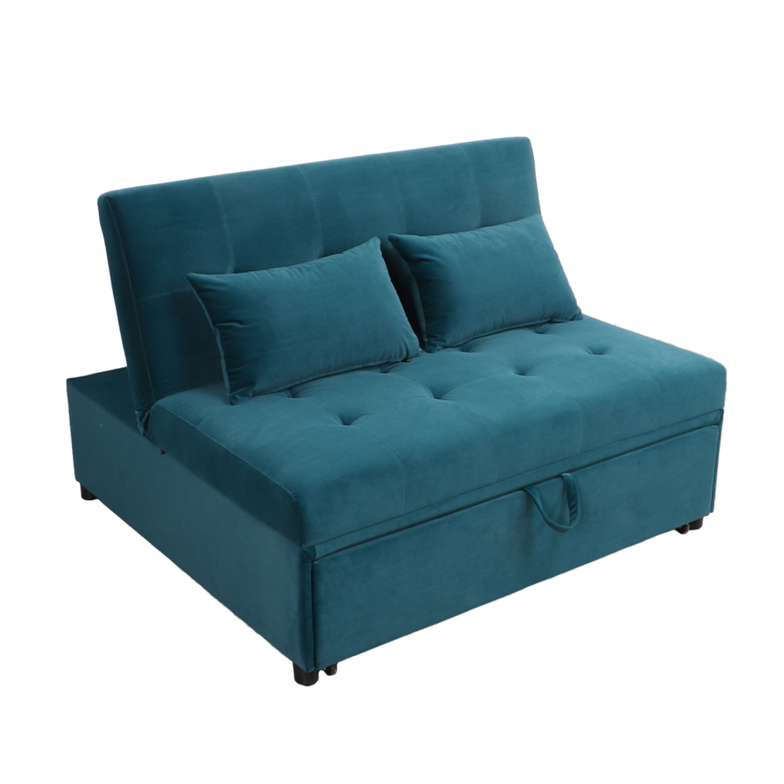 XENIA SOFA BED 2SEAT FABRIC EMERALD E1 PRC