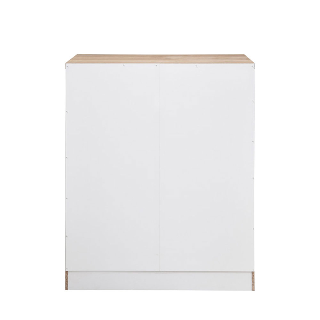 PRACTICO COMMODE 4DRAWERS CHIPBOARD WITH MELAMINE CARTA NATURAL WHITE E1 MY