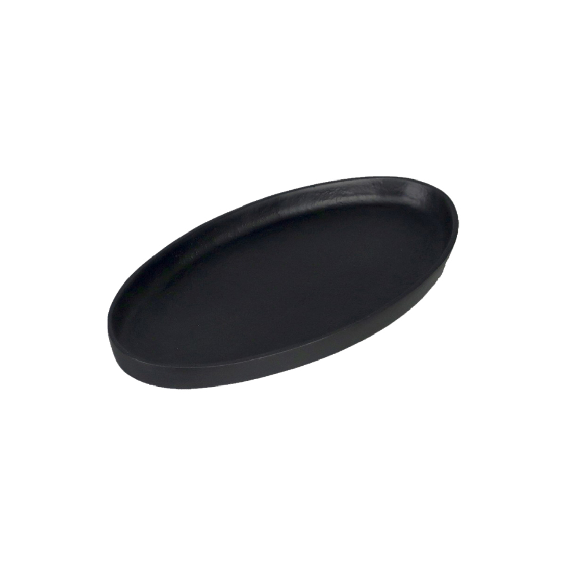 NEDD TRAY ALUMINIUM BLACK MATTE 30x15xH2cm IN