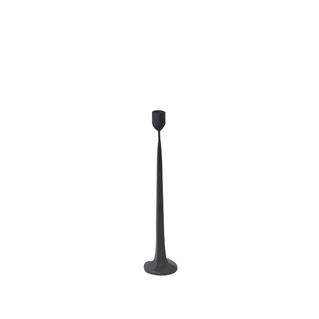 BLUR BLACK CANDLE HOLDER METAL BLACK D7,62xH36,20c