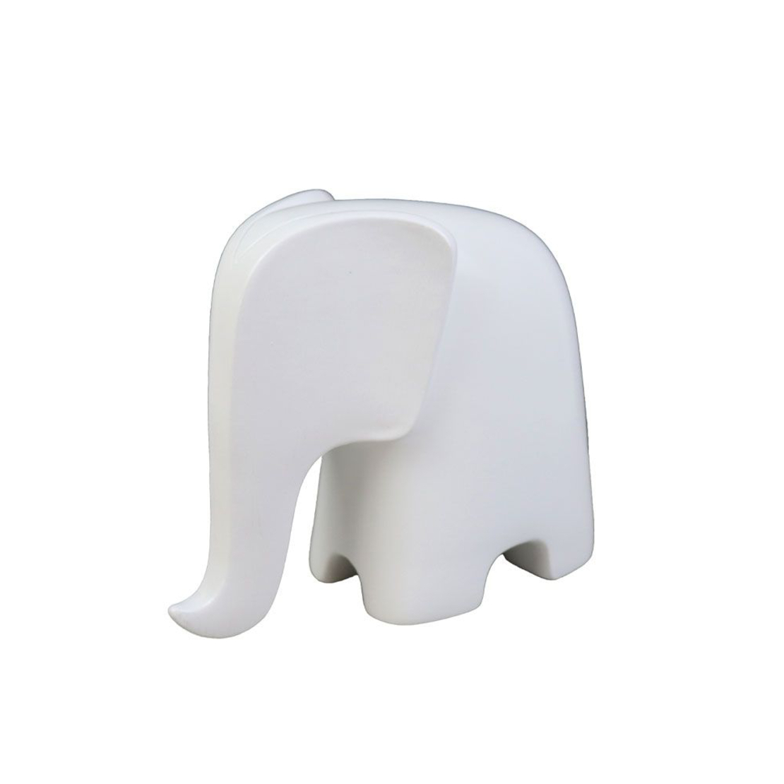 BIANCO DECORATION ELEPHANT 18.5x8.5x16 POLYRESIN WHITE