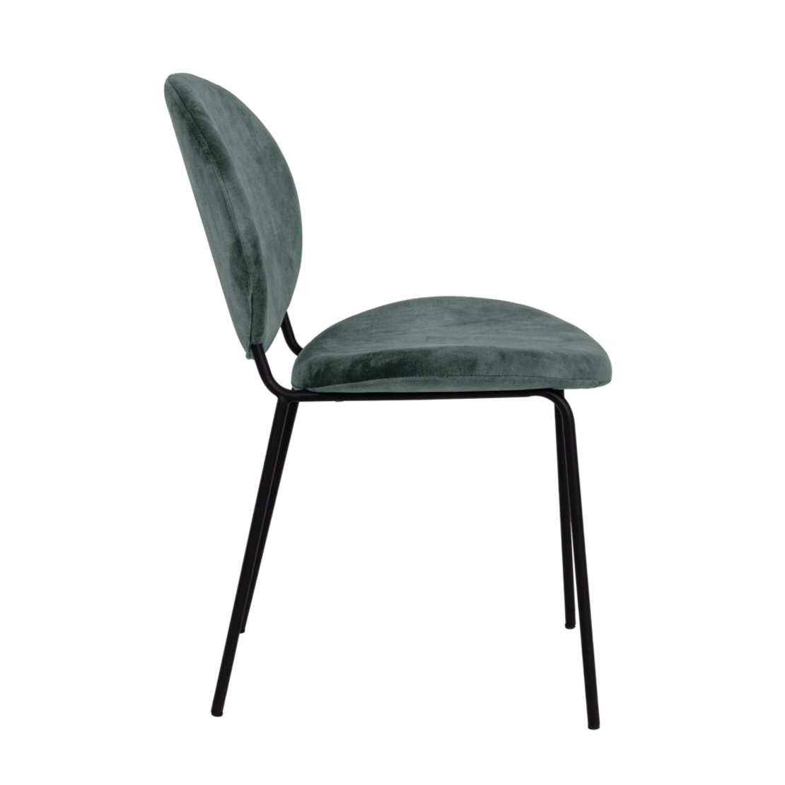 BEETLE CHAIR FABRIC WATER GREEN METAL E1 PRC