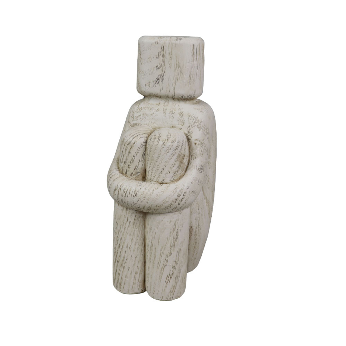 SEDUTO.I DECORATION BODY 9.5x7.5x20 POLYRESIN BEIGE