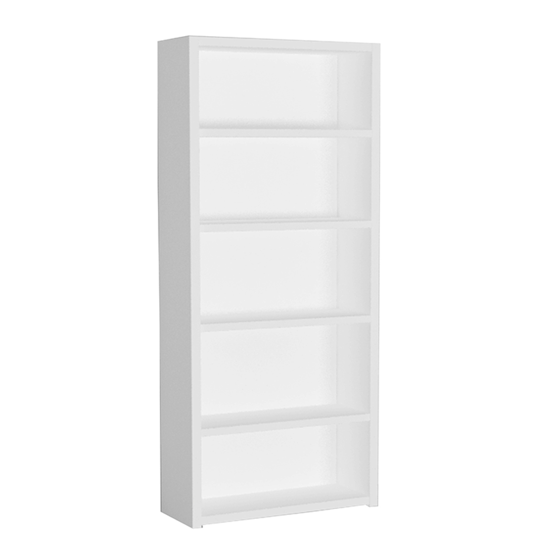 ERGO BOOKCASE 4SHELVES HONEYCOMB WHITE CHIPBOARD WITH MELAMINE CARTA 79x29xH180cm E1 PRC