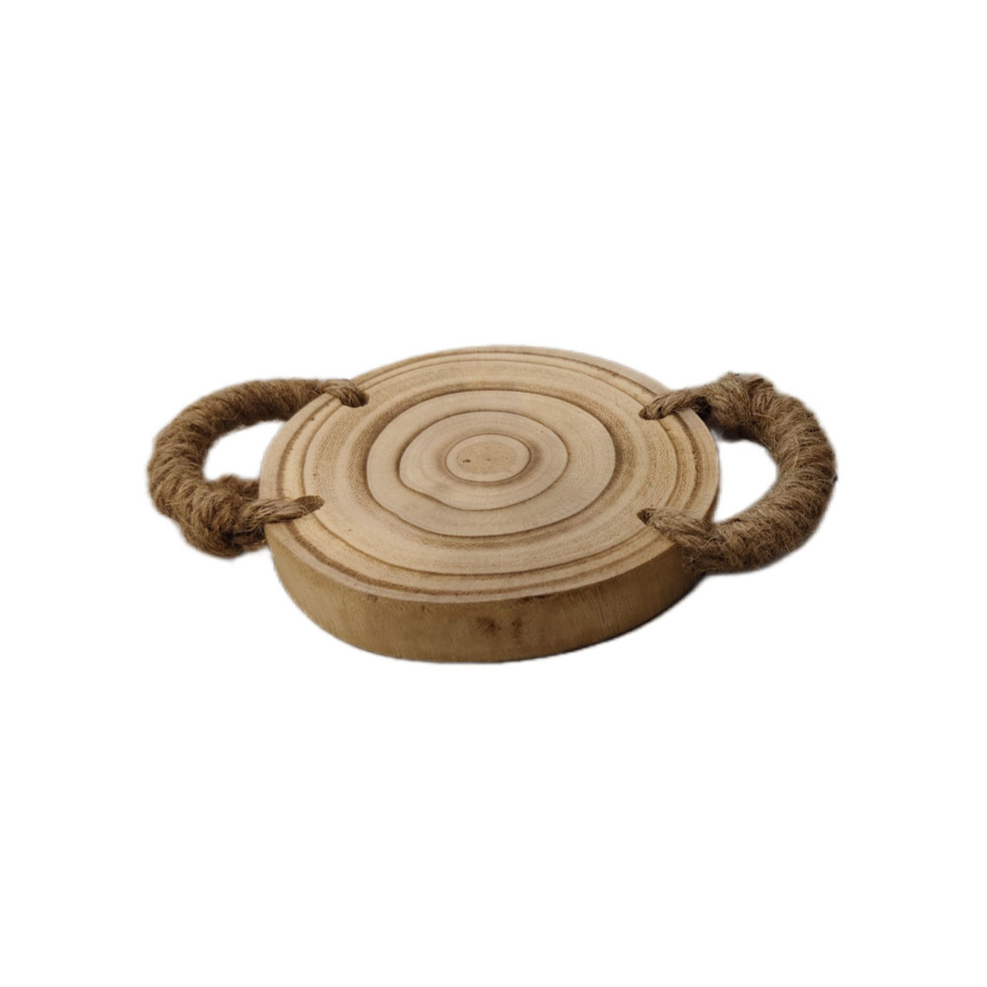 KENGO COASTER WOOD NATURAL 16x16xH2cm PRC