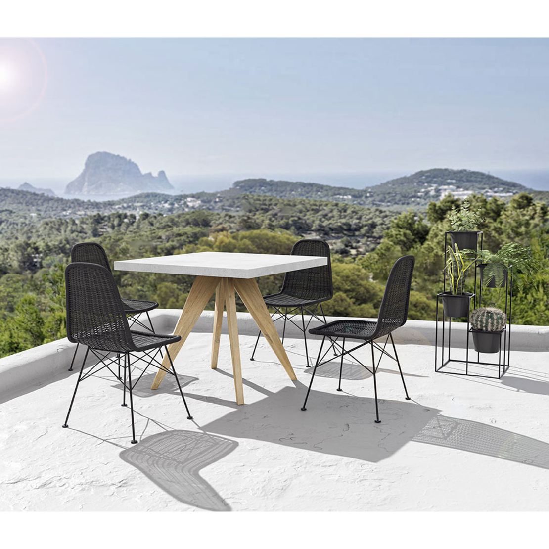 TERRAZZO TABLE TERRAZZO TERRAZZO NATURAL 90x90xH75cm VN