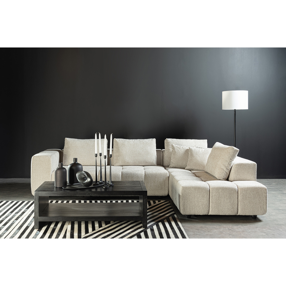 TOMOS SOFA CORNER RIGHT EASY CLEAN FABRIC BEIGE E1 EU