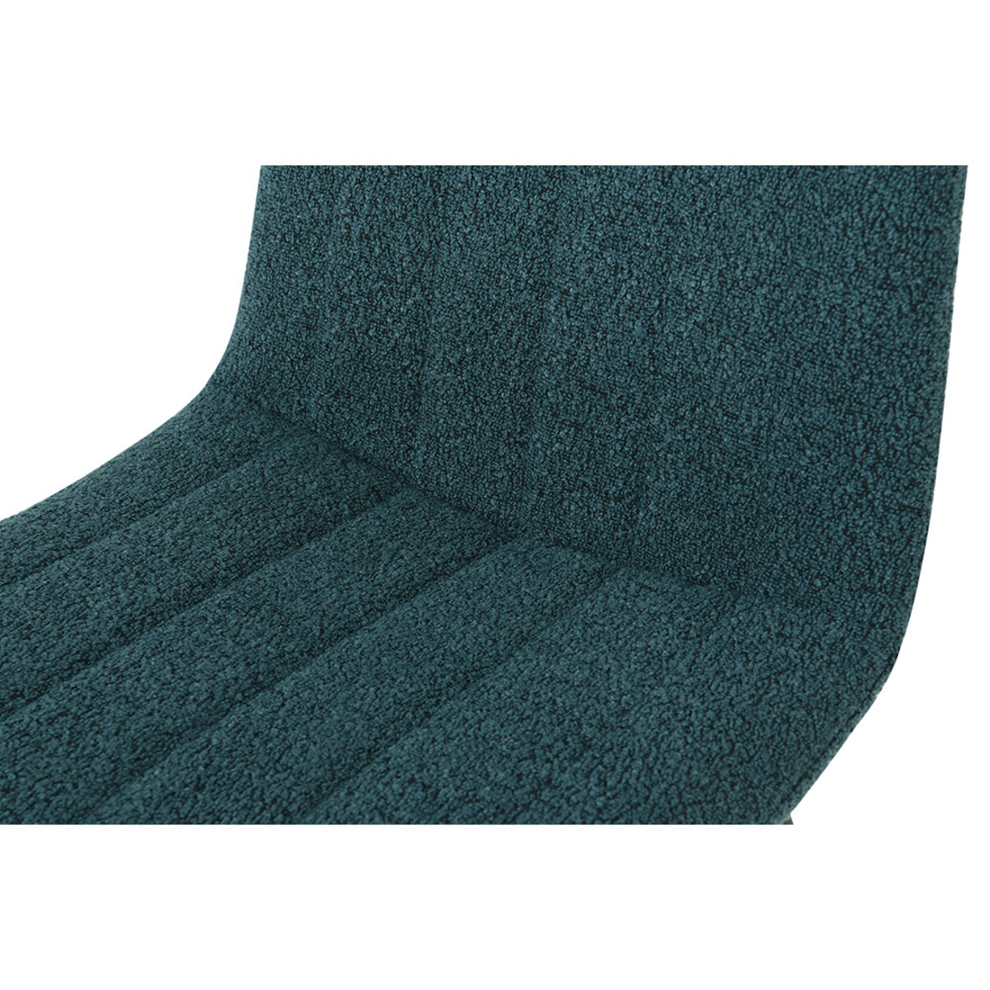 PRAGA CHAIR FABRIC PETROL METAL BLACK E1 PRC