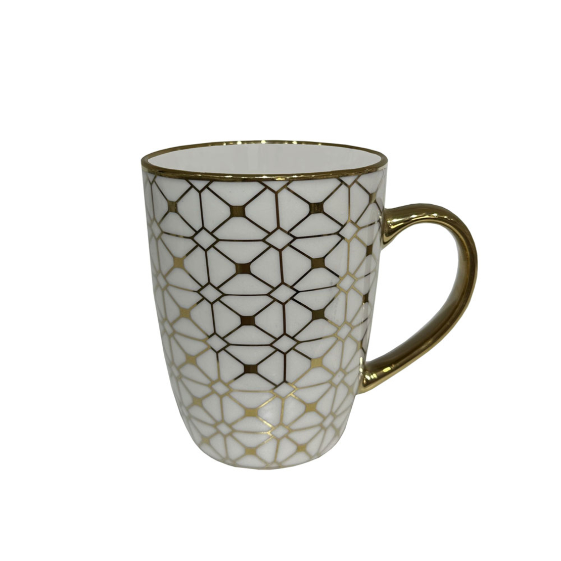 GOLDIE C MUG NEW BONE CHINA WHITE GOLD D8,3xH10,5c