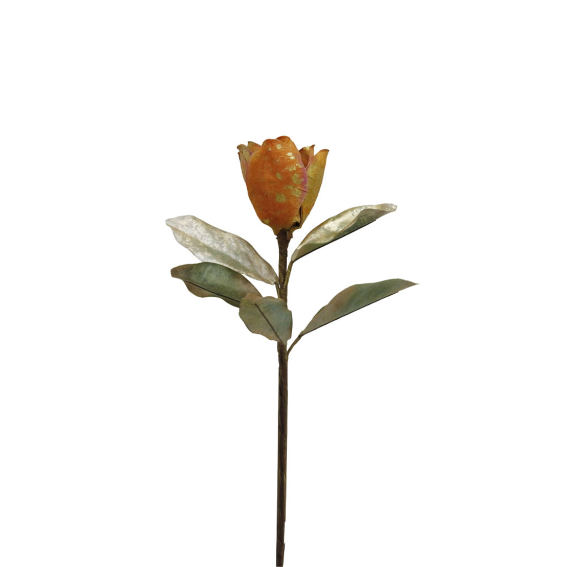 MAGNOLIA ARTIFICIAL FLOWER TERRACOTTA YELLOW GREEN