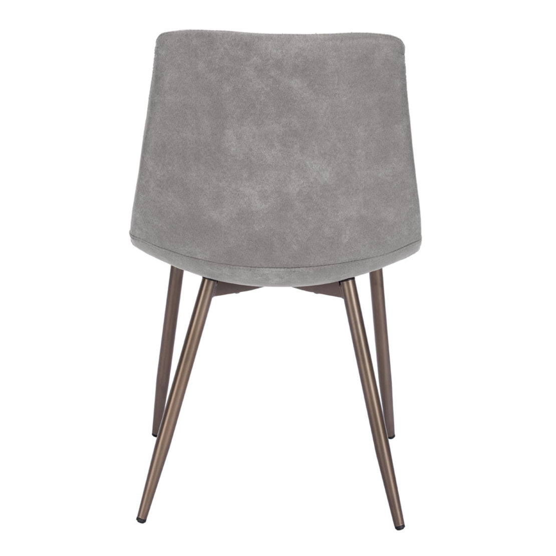 STRIPES CHAIR FABRIC GREY GUNMETAL METAL PRC